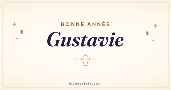 Image « Bonne année Gustavie » au format large