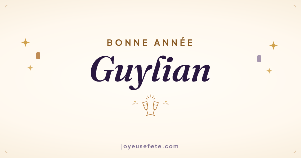 Image « Bonne année Guylian » au format large