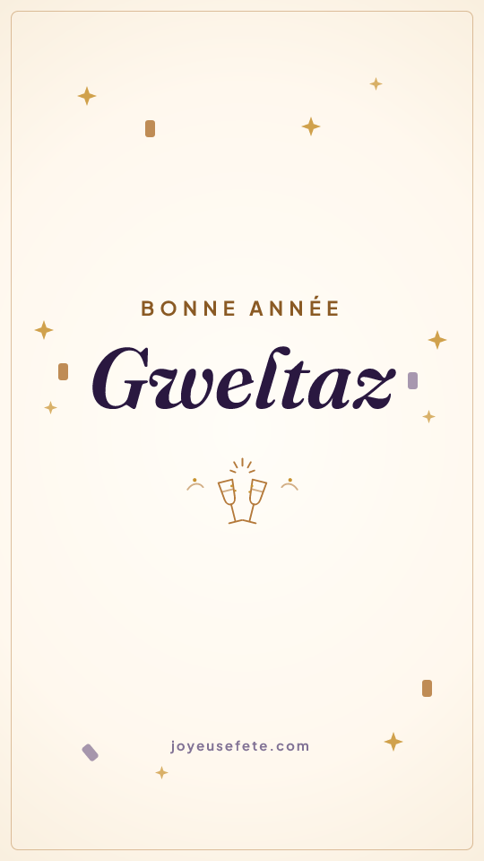 Image « Bonne année Gweltaz » au format story