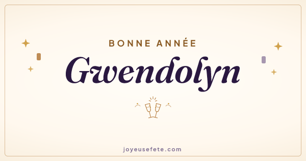 Image « Bonne année Gwendolyn » au format large
