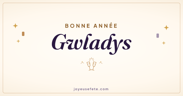 Image « Bonne année Gwladys » au format large