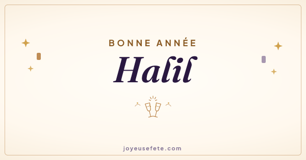 Image « Bonne année Halil » au format large