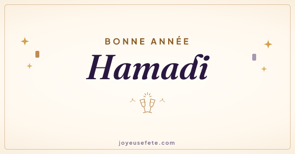 Image « Bonne année Hamadi » au format large
