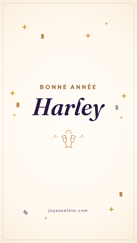 Image « Bonne année Harley » au format story