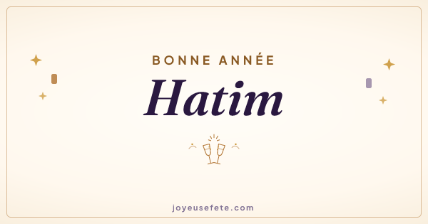 Image « Bonne année Hatim » au format large