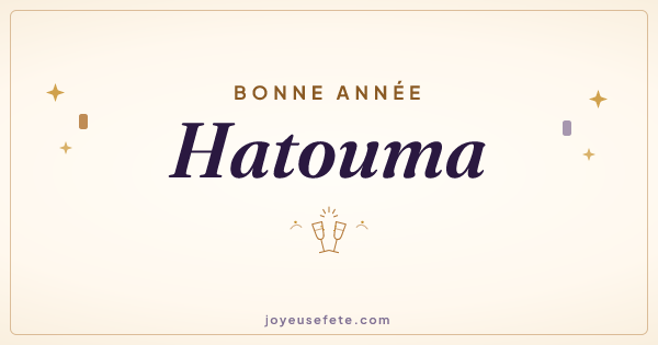 Image « Bonne année Hatouma » au format large