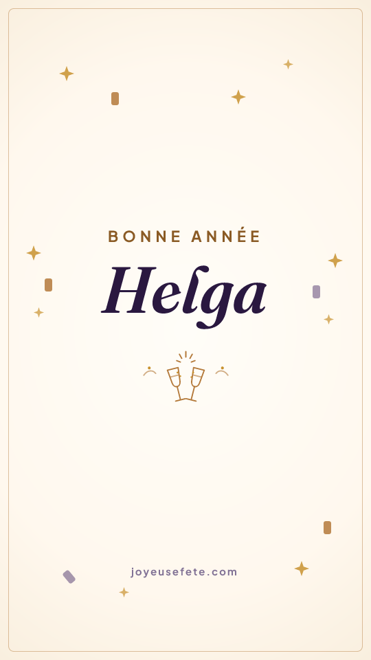 Image « Bonne année Helga » au format story