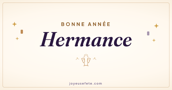 Image « Bonne année Hermance » au format large