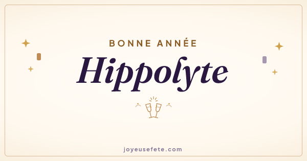 Image « Bonne année Hippolyte » au format large
