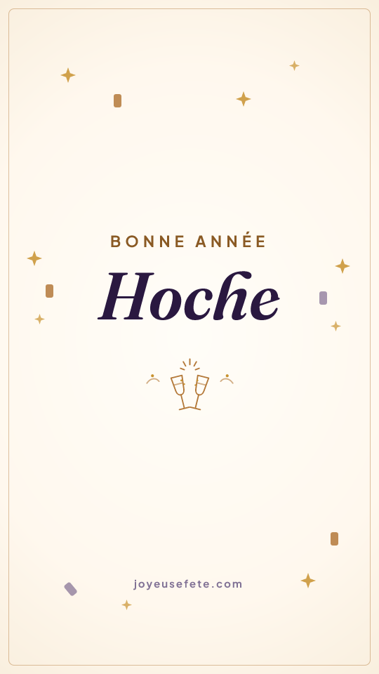 Image « Bonne année Hoche » au format story