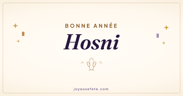 Image « Bonne année Hosni » au format large