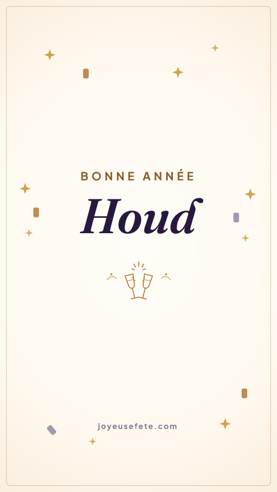 Image « Bonne année Houd » au format story