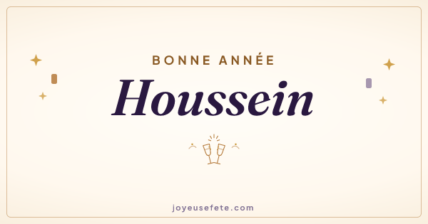Image « Bonne année Houssein » au format large