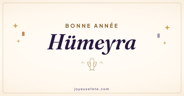 Image « Bonne année Hümeyra » au format large