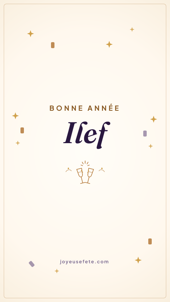 Image « Bonne année Ilef » au format story