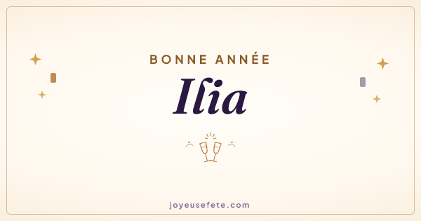 Image « Bonne année Ilia » au format large