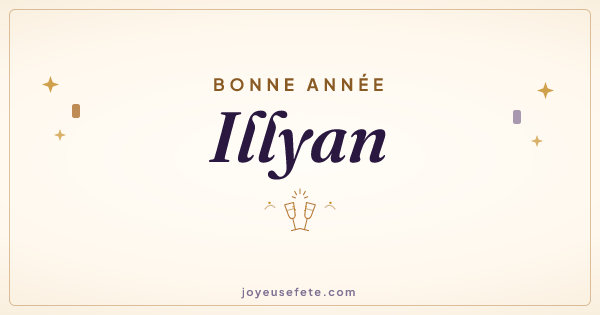 Image « Bonne année Illyan » au format large