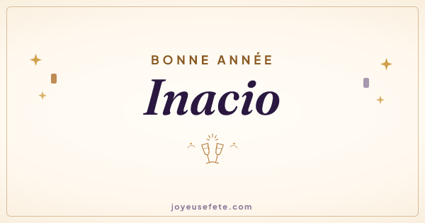 Image « Bonne année Inacio » au format large