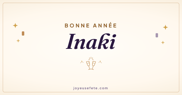 Image « Bonne année Inaki » au format large
