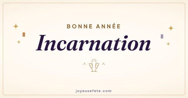 Image « Bonne année Incarnation » au format large