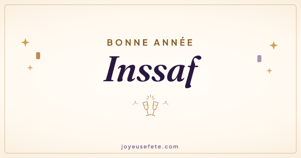 Image « Bonne année Inssaf » au format large
