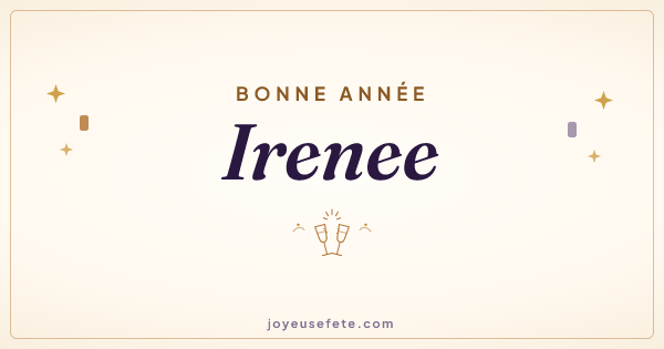 Image « Bonne année Irenee » au format large