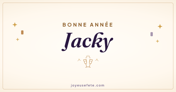 Image « Bonne année Jacky » au format large