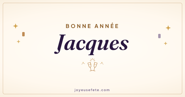 Image « Bonne année Jacques » au format large