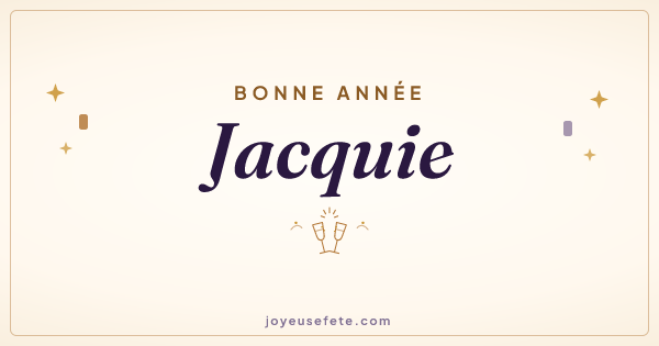 Image « Bonne année Jacquie » au format large