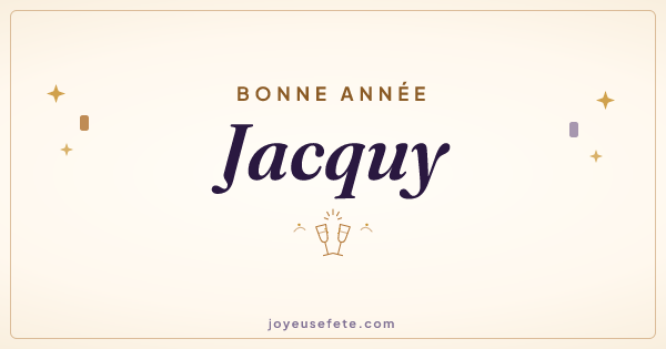 Image « Bonne année Jacquy » au format large
