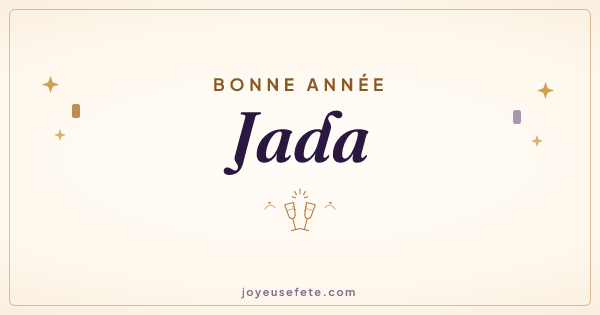 Image « Bonne année Jada » au format large