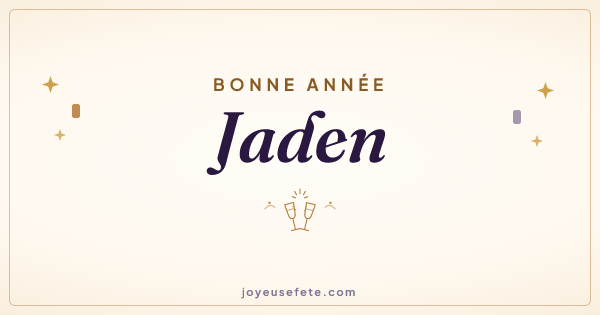 Image « Bonne année Jaden » au format large