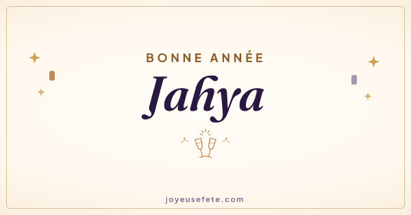 Image « Bonne année Jahya » au format large