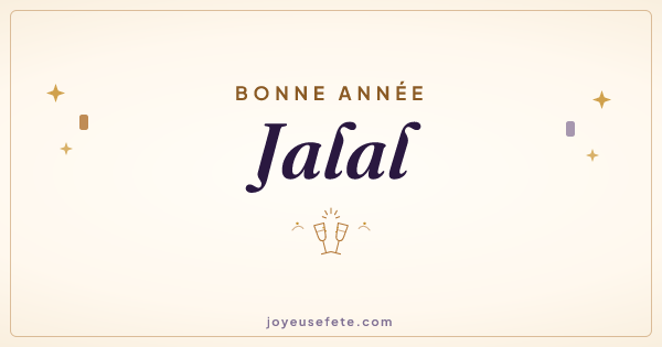 Image « Bonne année Jalal » au format large