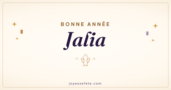 Image « Bonne année Jalia » au format large