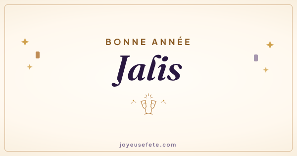 Image « Bonne année Jalis » au format large