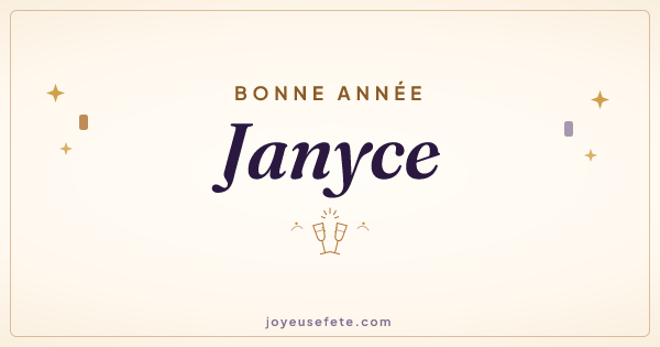 Image « Bonne année Janyce » au format large