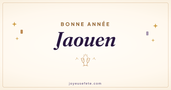 Image « Bonne année Jaouen » au format large