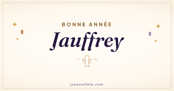 Image « Bonne année Jauffrey » au format large