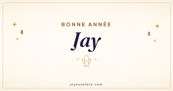 Image « Bonne année Jay » au format large