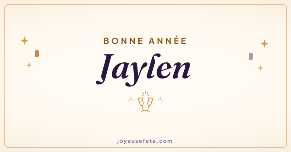 Image « Bonne année Jaylen » au format large