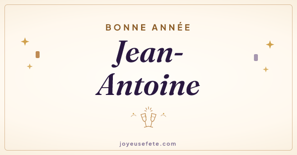 Image « Bonne année Jean-Antoine » au format large