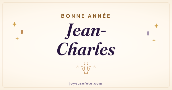 Image « Bonne année Jean-Charles » au format large