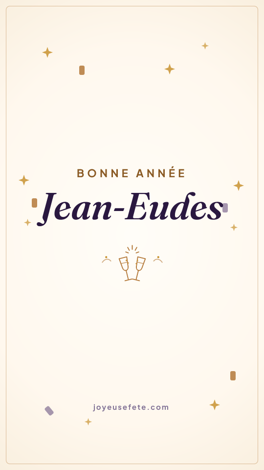 Image « Bonne année Jean-Eudes » au format story