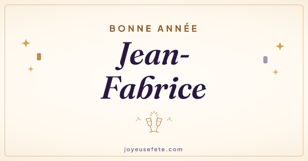 Image « Bonne année Jean-Fabrice » au format large