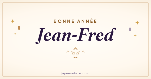 Image « Bonne année Jean-Fred » au format large