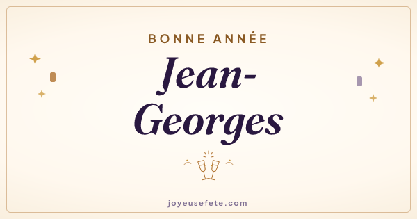 Image « Bonne année Jean-Georges » au format large