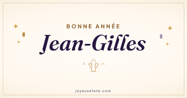 Image « Bonne année Jean-Gilles » au format large