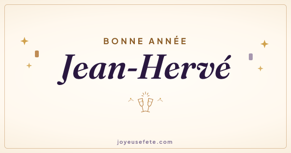 Image « Bonne année Jean-Hervé » au format large