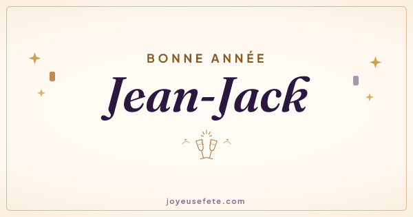 Image « Bonne année Jean-Jack » au format large